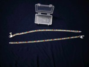 Colorful Stone Anklets
