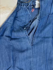 Denim Patch Dress