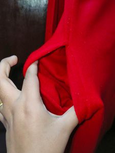 Beautiful RED WOOLEN KURTA 🥳💕