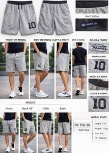 Teamspirit Grey Athletic Shorts