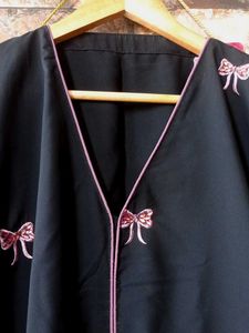 Z Black Stone Work Abaya Xl Size Unused