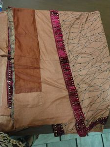 Elegant Embroidered Saree