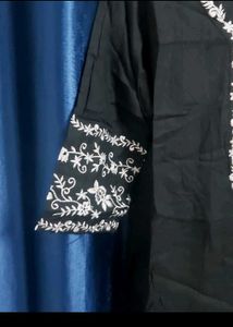 Embroidered Black Tunic Top🌺💗