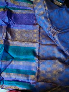 Vibrant Striped Silk Saree