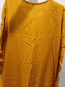 Yellow Kurti With Attach Jacket Style For Women
