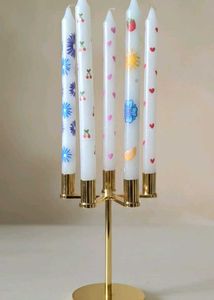 Set of 5 Decorative Candles