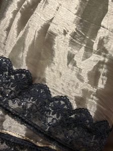 Super Gorgeous Metalic Saree❤️