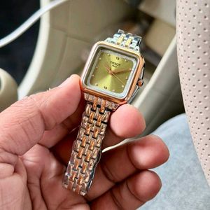Elegant Tissot Ladies Watch SQUARE DIAL SLIM STRAP