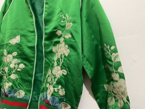Green baseball jacket