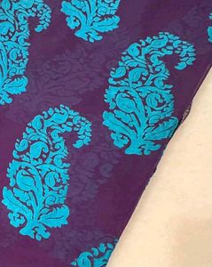 Elegant Paisley Print Saree