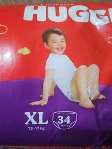 Huggies Wonder Pants Diapers - XL- 34 pieces
