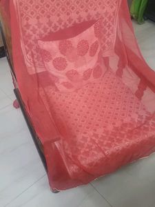 Vibrant Red Dress Material for Custom Outfits
