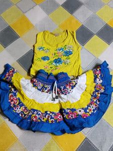 💕💕COTTON SKIRT FOR 1to 3 YEARS GIRLS