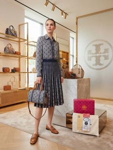 Tory Burch Monogram Duffle Bag- BLUE
