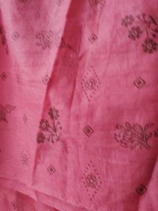 100.Pretty Pink Printed floral dupatta