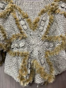 New designer furr casual comfy woollen top