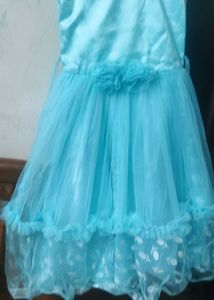 Stunning Blue Tulle Dress for Girls