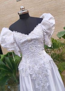 Beautiful vintage bridal gown