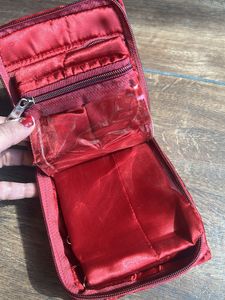 Small Jewelry Organizer cum Pouch