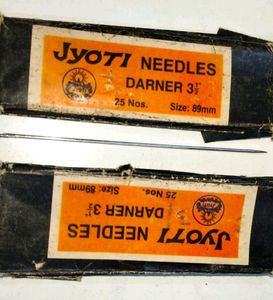 Needle Stiching  branded high quality metal 4 pic