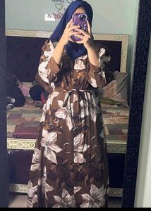 Floral Print abaya