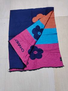 Chanel Scarf with Floral Print
