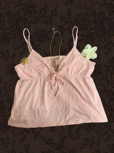Y2K Pink Baby Doll Top