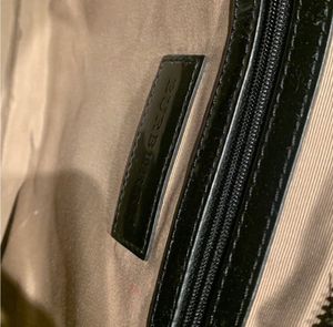 Burberry’s Haymarket Check Tote Patent Leather