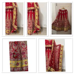 Royal Silk Bridal Lehenga Choli &amp; Heavy Dupatta