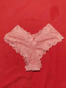 Pink Lace High-Waist Brief Panty