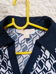 Michael kors Stylish Geometric Print Shirt Dress