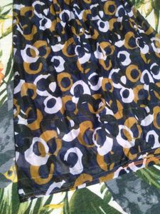 Patterned Midi Skirt