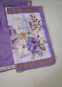 Elegant Lavender Kurta Set with Dupatta