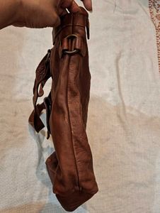 Brown Leather Tote Bag