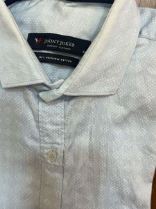 Jhony Joker Men's Light Blue Shirt