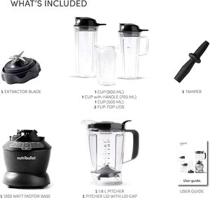 Nutribullet 1200W Combo Blender, USA #1 Mixer, Gri