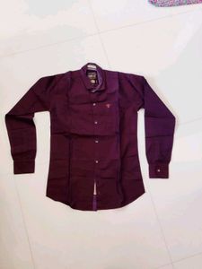 Men's Dark Jeans &amp; Burgundy Shirt Set