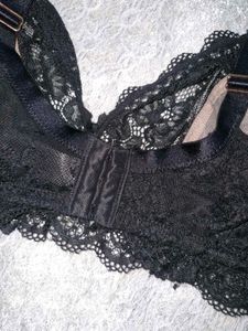 Black Lace Bra