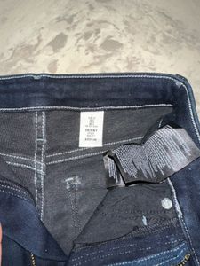 Dark Wash High-Waisted Skinny Jeans