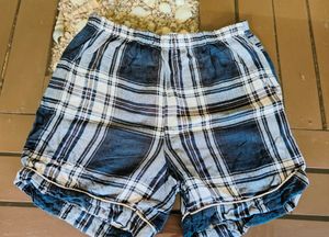 Inmark Blue And White Shorts