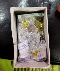 Crystal Ganesh Idol Double-sided