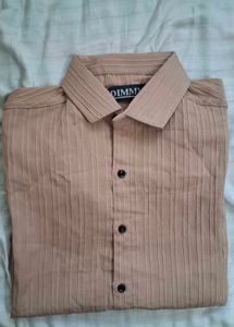 unisex Textured Button-Up Shirt