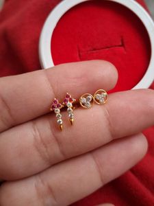 Elegant Gold Nose Pins Set