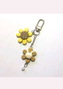 SALE 🌻Sunflower Bunny 🐰 Charm Keychains