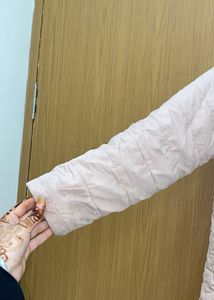 Pink Quilted Puffer Jacket