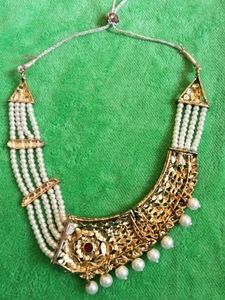 Stunning Red &amp; Pearl Jewellery Set