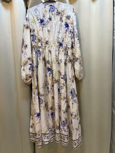 Bohemian Floral Print Maxi Dress