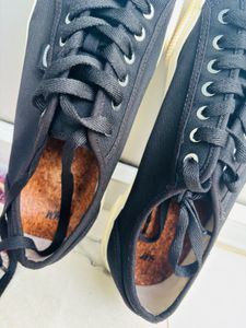 H&amp;M Classic Black Canvas Sneakers