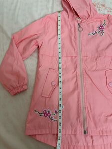 Pink Japanese puffer hoodie jacket for women