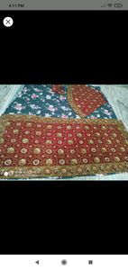 🔴red color wedding lehnga